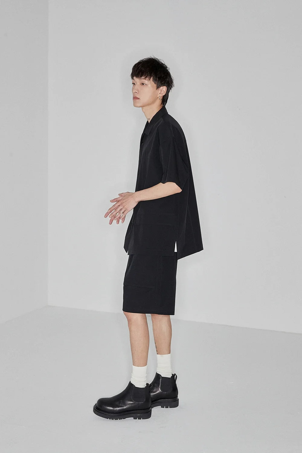 Color Block Letter Print Standard Tee - Notkicks
