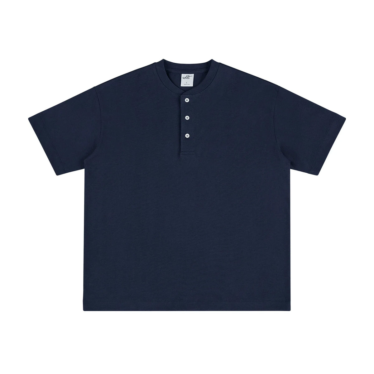 Core Crest Short-Sleeve Henley Tee - Notkicks