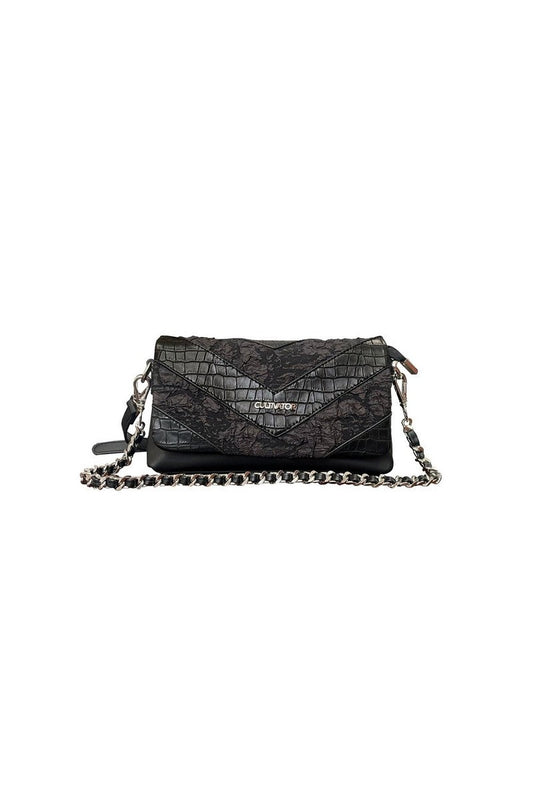 Snake Pattern Chain Shoulder Bag - Notkicks