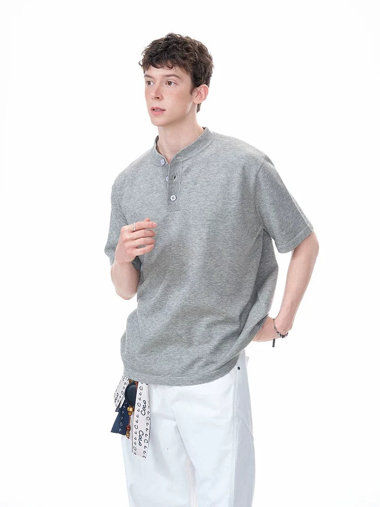 Cloudline Short-Sleeve Henley Tee - Notkicks