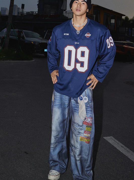 Mesh Varsity 09 Long Sleeve Jersey - Notkicks