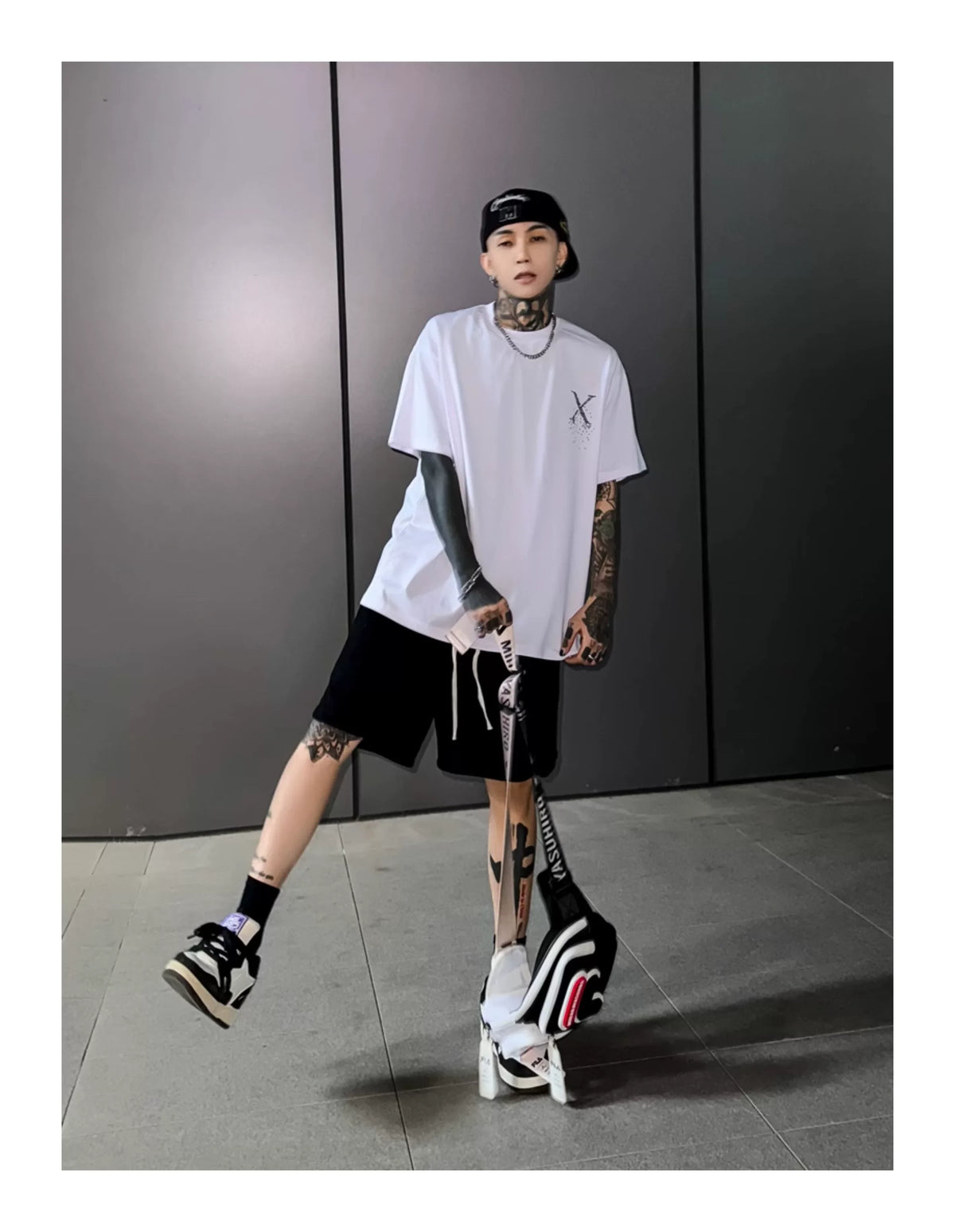 Crossfade Pixel‑X Graphic Tee - Notkicks