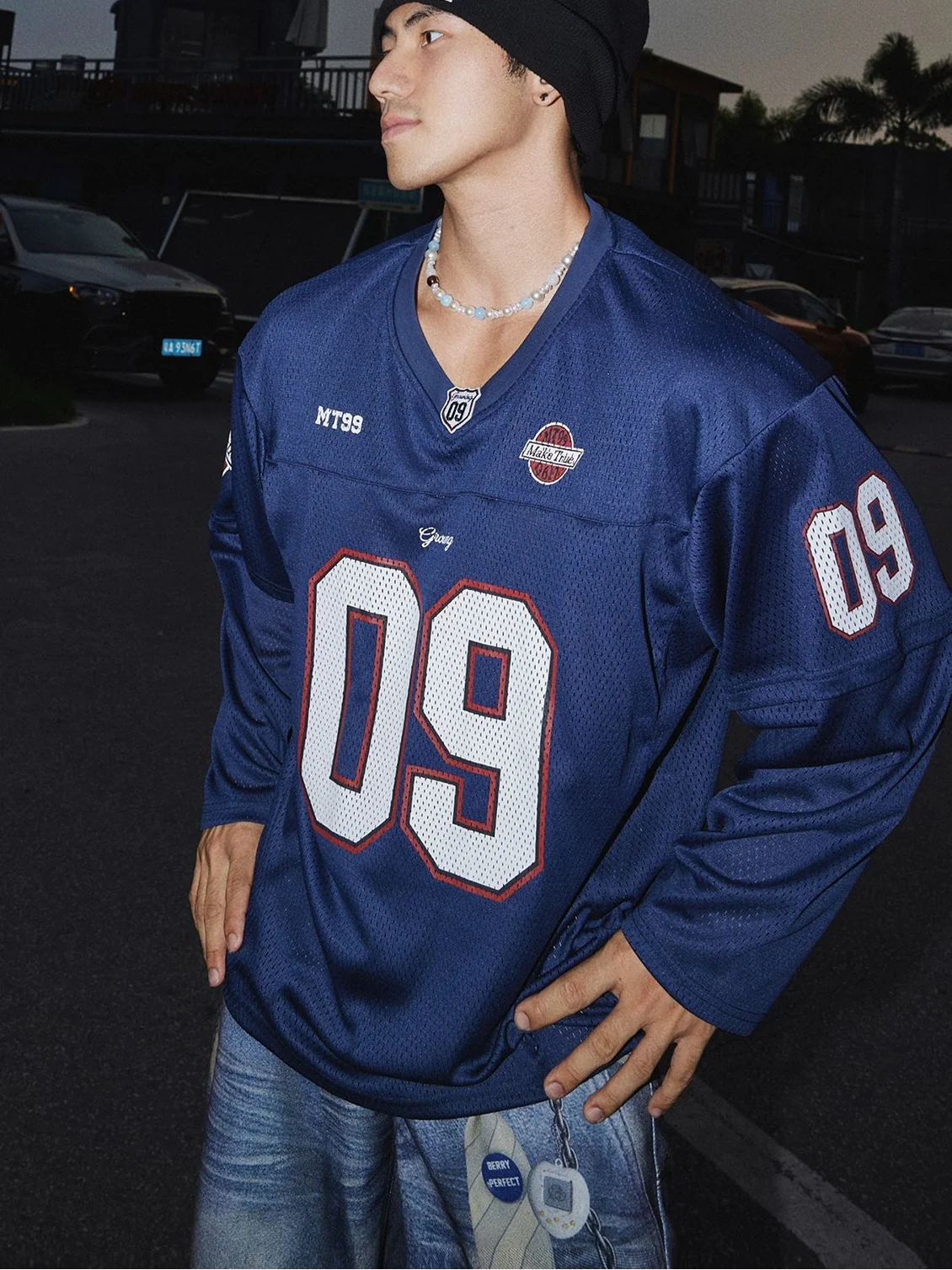 Mesh Varsity 09 Long Sleeve Jersey - Notkicks