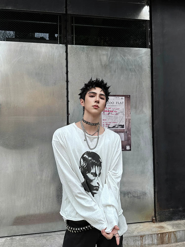 Vivid Void Portrait Longsleeve Tee - Notkicks