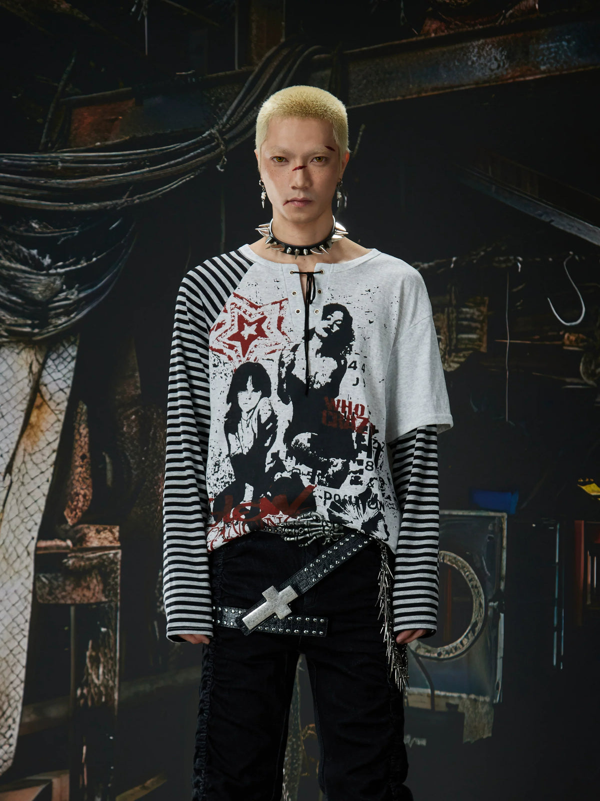 Riot Laced Revolt Graphic Layered Tee - Notkicks