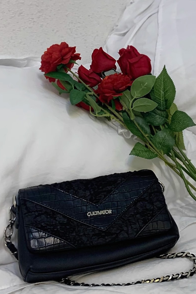 Snake Pattern Chain Shoulder Bag - Notkicks