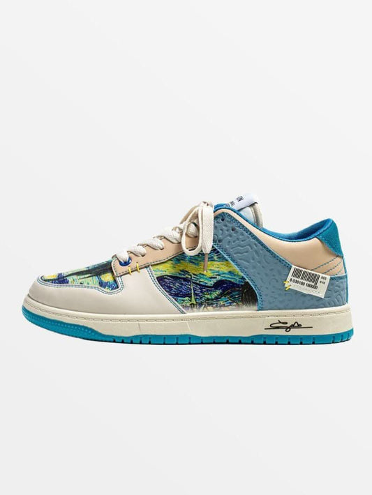 Sneakers Waves Unisex Blue - Luxury Urban "Fluid-Step" Chunky Trainers - Notkicks