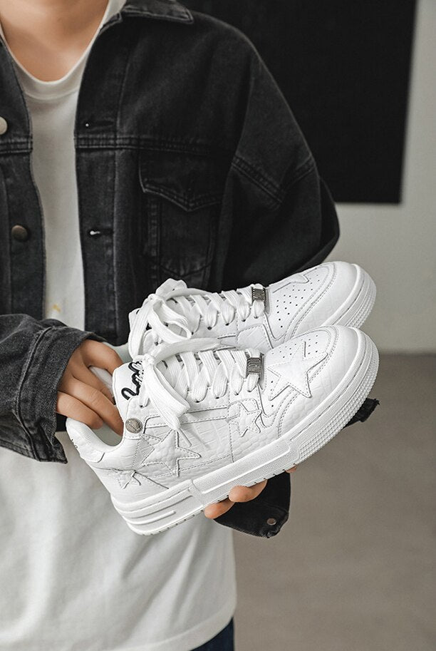 Stars Chunky Shoes - Multi-Dimensional Luxury Platform Trainers | LuxuryUrbanwear - Luxuryurbanwear