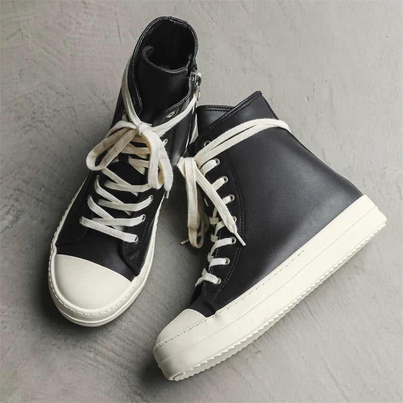 T84 High-Top Luxury Sneakers - Iconic Architectural Streetwear Boots | LuxuryUrbanwear - Luxuryurbanwear