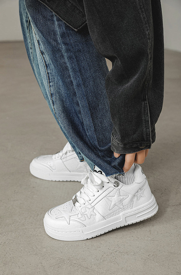 Stars Chunky Shoes - Multi-Dimensional Luxury Platform Trainers | LuxuryUrbanwear - Luxuryurbanwear