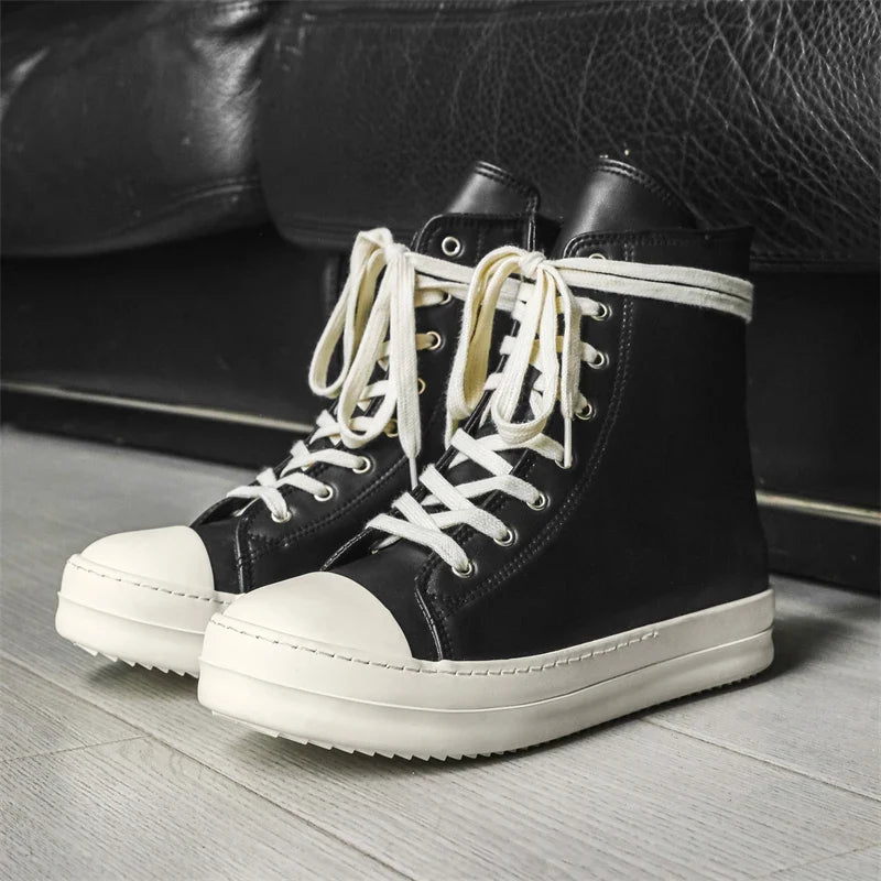 T84 High-Top Luxury Sneakers - Iconic Architectural Streetwear Boots | LuxuryUrbanwear - Luxuryurbanwear