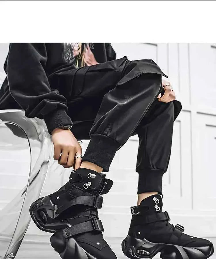 Retro Chunky Platform Sneakers - 90s Heritage Heavy-Sole Streetwear Shoes