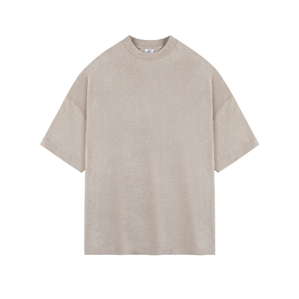 Oversized Drop Shoulder Tee In Heavy Cotton - Notkicks