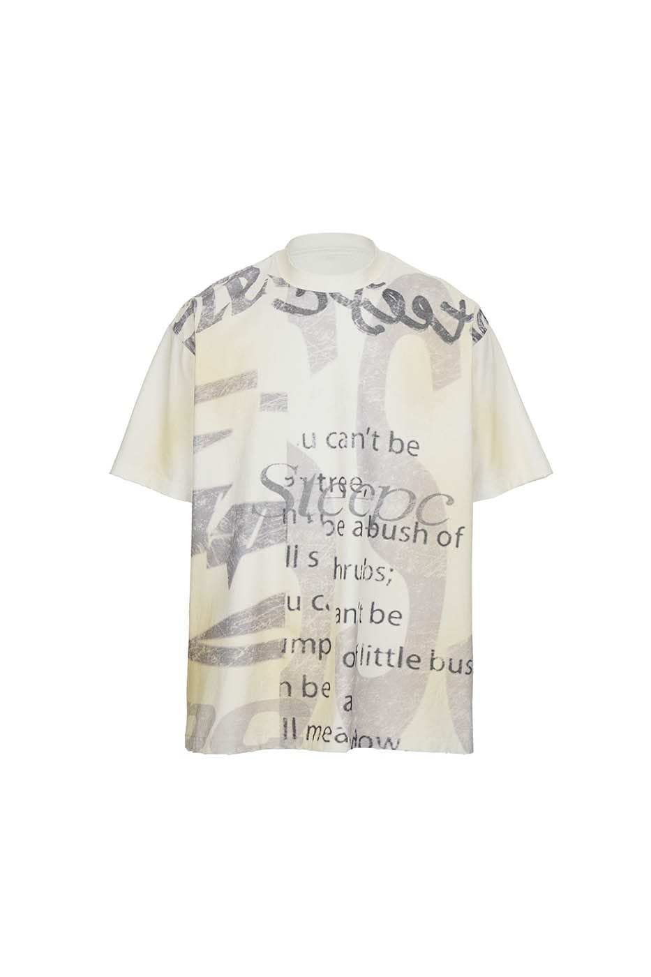 Graphic Text T-Shirt - Notkicks