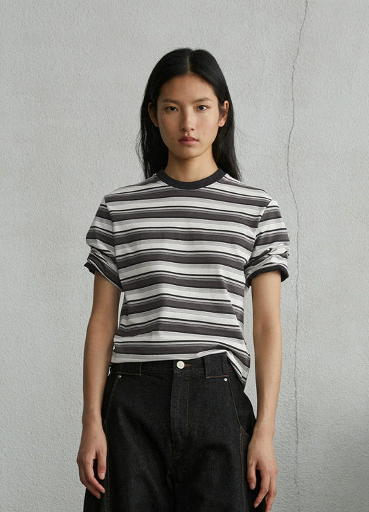 Chic Striped Unisex Tee - Notkicks
