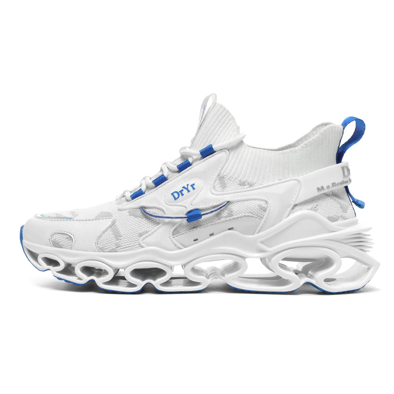 Side profile of Myth Power T84 sneakers showing the 6.5cm chunky tectonic sole