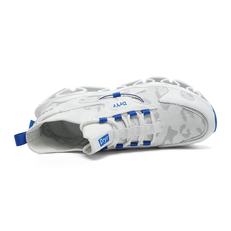 Side profile of Myth Power T84 sneakers showing the 6.5cm chunky tectonic sole