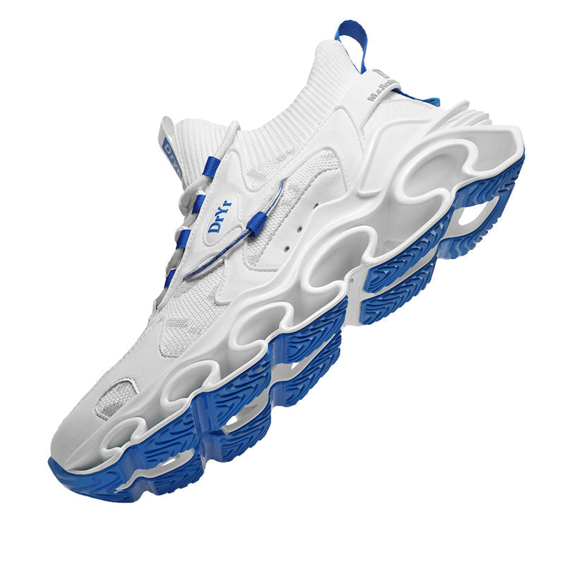 Side profile of Myth Power T84 sneakers showing the 6.5cm chunky tectonic sole