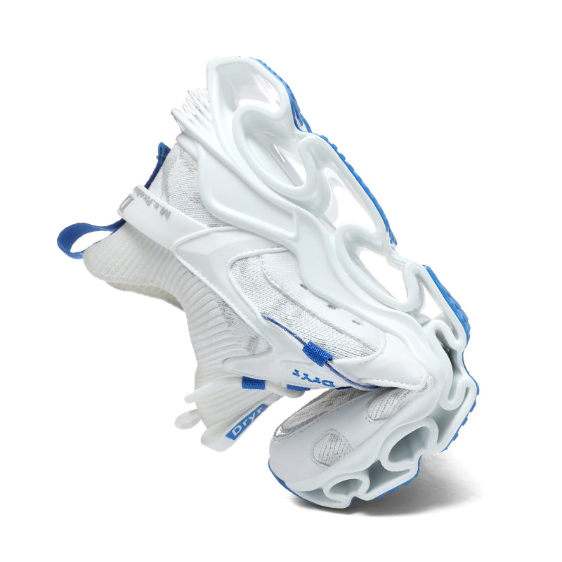 Side profile of Myth Power T84 sneakers showing the 6.5cm chunky tectonic sole