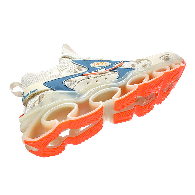 Side profile of Myth Power T84 sneakers showing the 6.5cm chunky tectonic sole