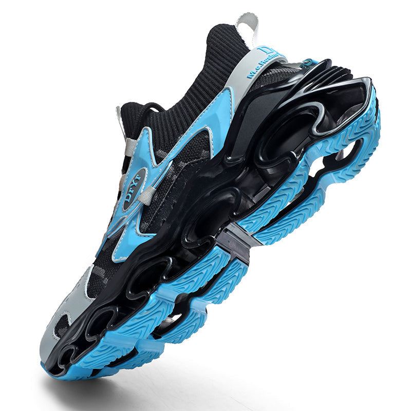 Side profile of Myth Power T84 sneakers showing the 6.5cm chunky tectonic sole