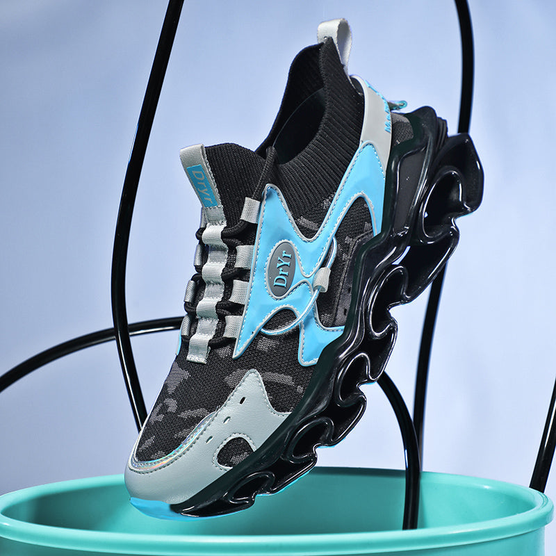 Side profile of Myth Power T84 sneakers showing the 6.5cm chunky tectonic sole