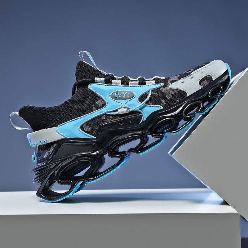 Side profile of Myth Power T84 sneakers showing the 6.5cm chunky tectonic sole