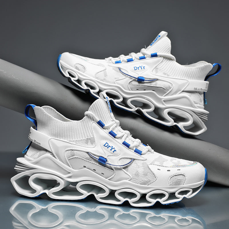 Side profile of Myth Power T84 sneakers showing the 6.5cm chunky tectonic sole