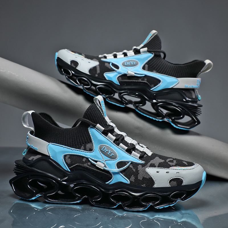 Side profile of Myth Power T84 sneakers showing the 6.5cm chunky tectonic sole