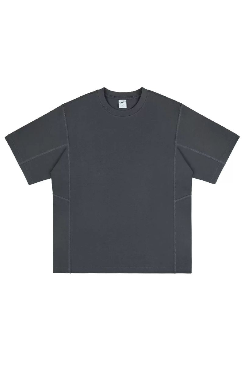 Loose Fit Patchwork Tee In Cool Cotton - Notkicks