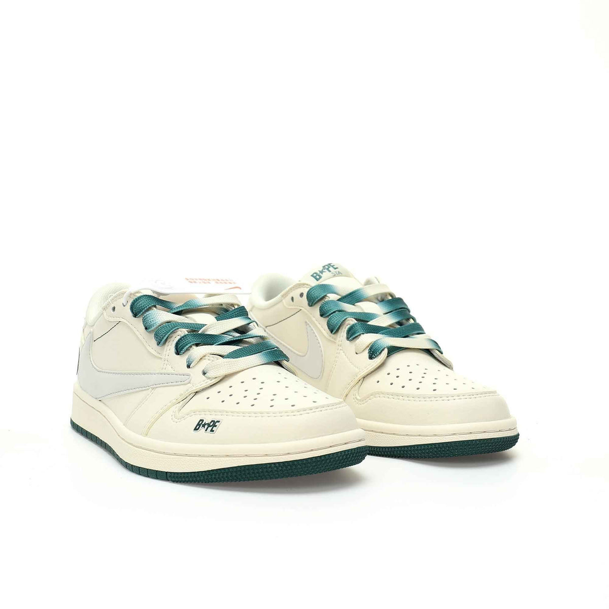 Custom BAPE x Travis Scott x Air Jordan 1 Low OG SneakerNational