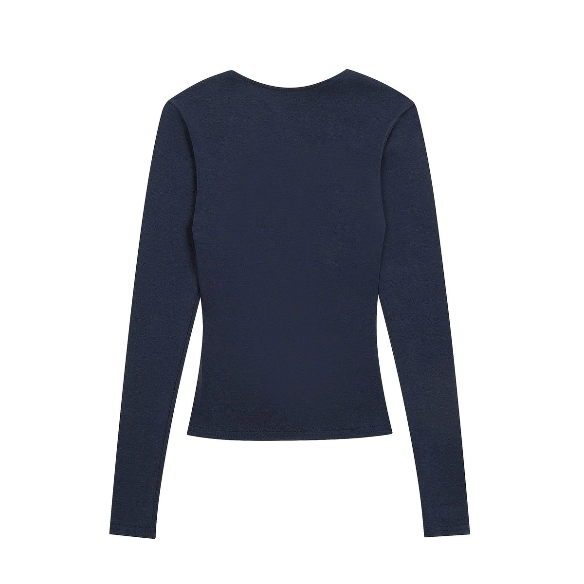 Navy Varsity Zip Up Top - Notkicks
