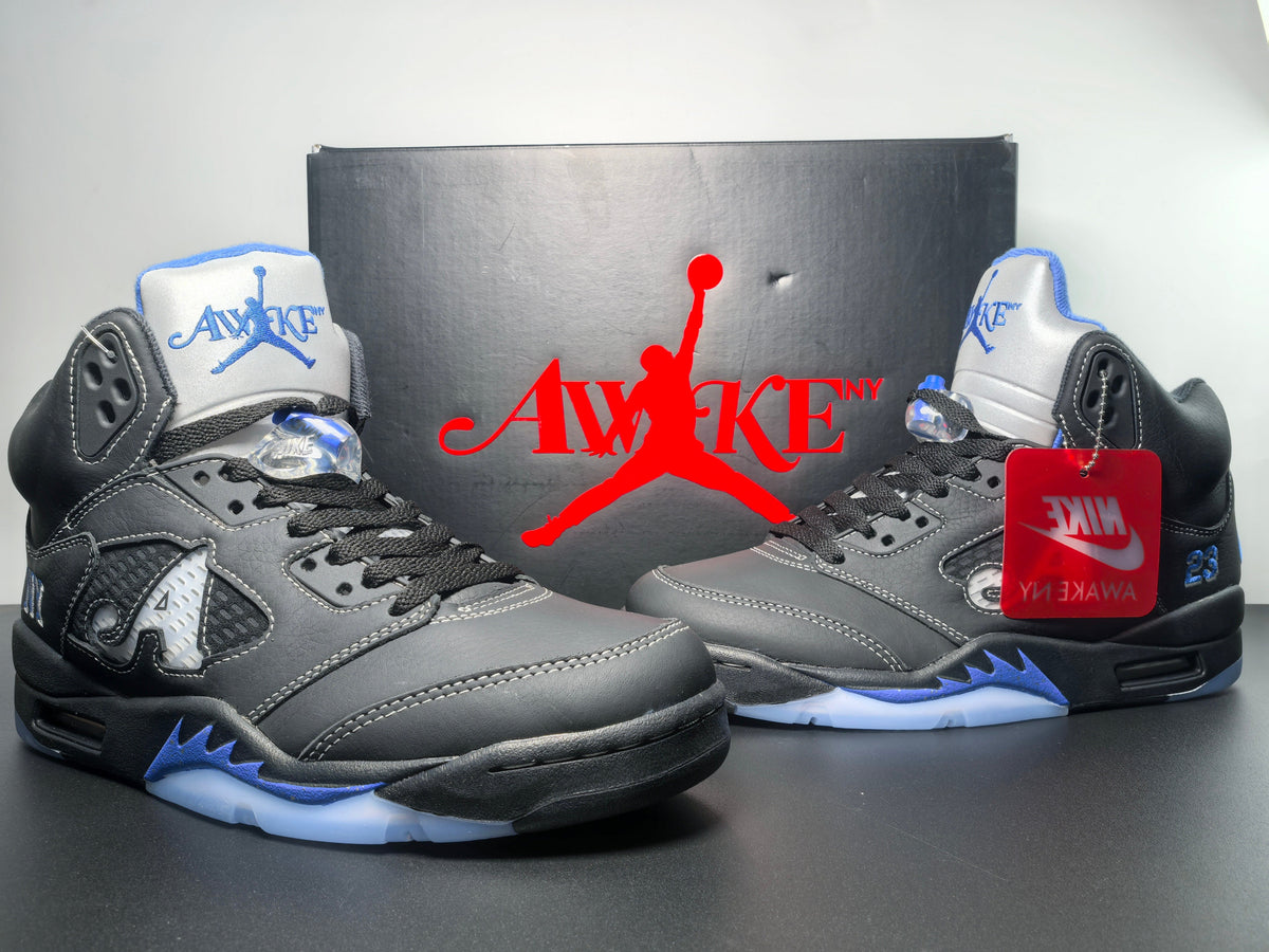 Awake NY x Air Jordan 5 "Black/Racer Blue" AIR JORDAN