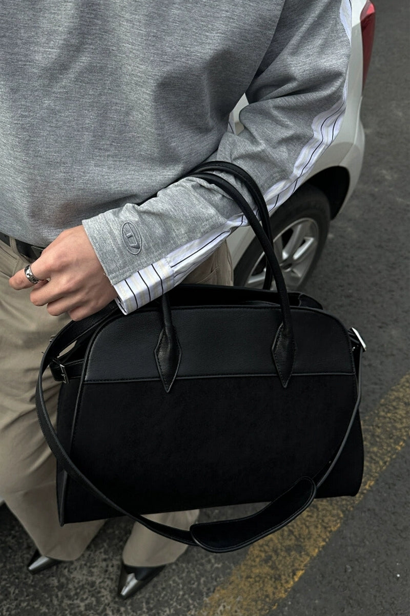 Suede Patchwork Tote Bag - Notkicks