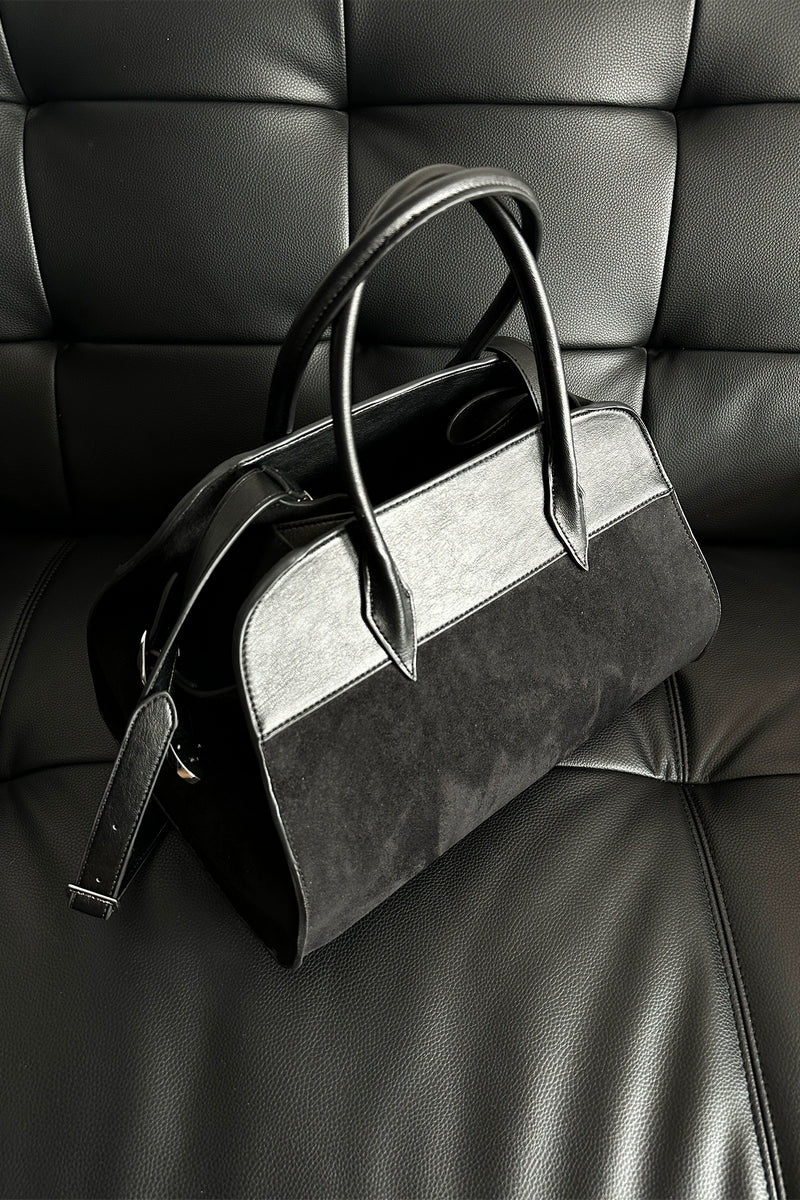 Suede Patchwork Tote Bag - Notkicks