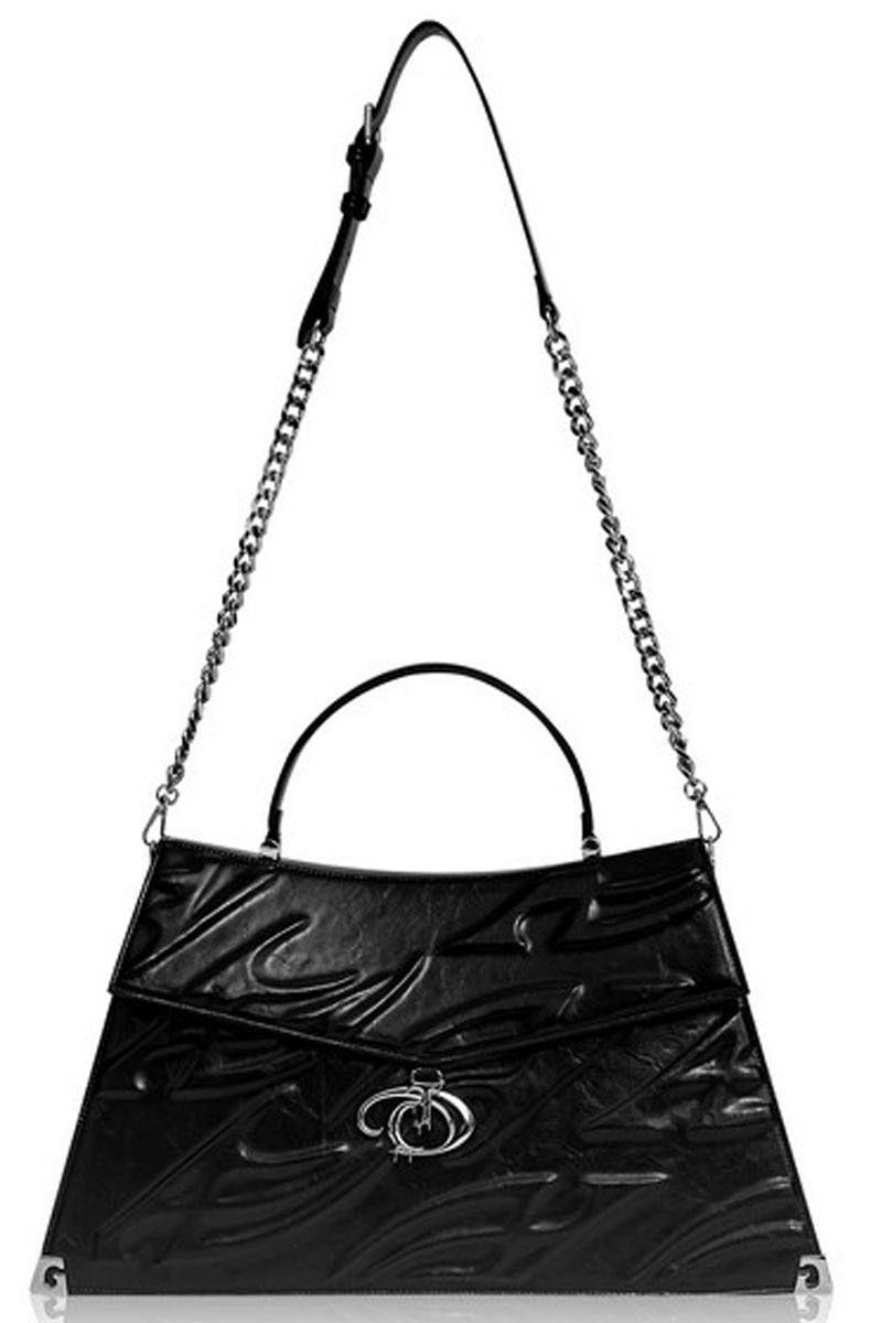 Embossed 3D Shoulder Crossbody Tote Bag - Notkicks