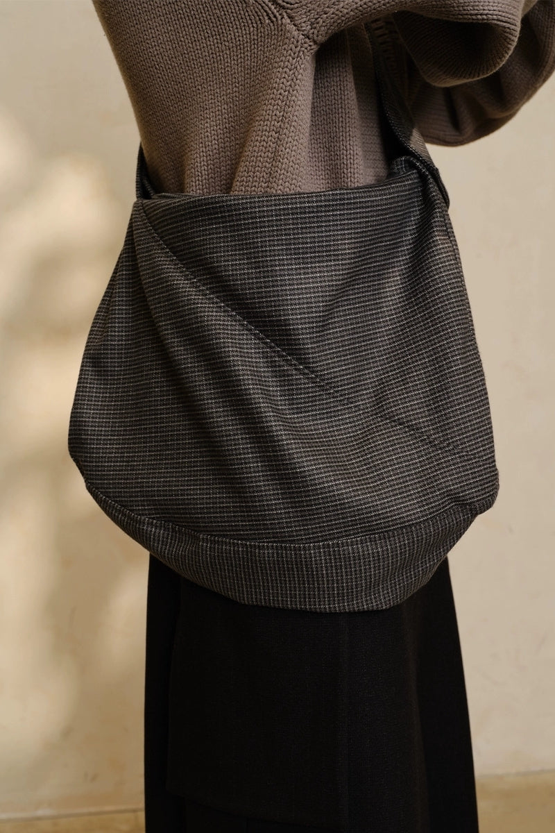 Plaid Hobo Shoulder Bag - Notkicks