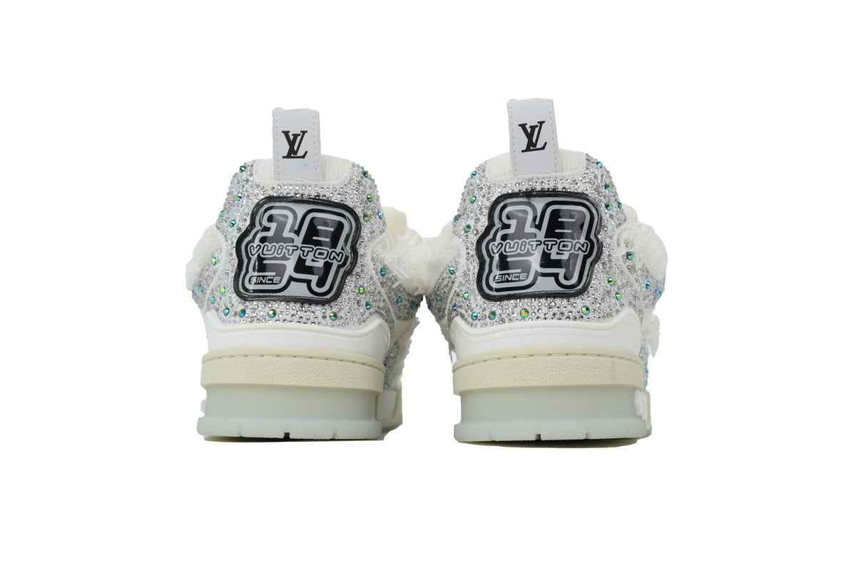 Monogram Louis Silver White Diamond