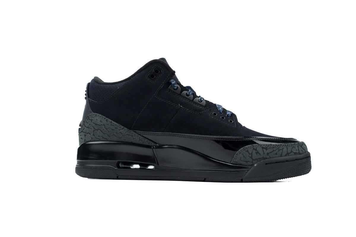 Custom Air Jordan 3 Retro 'Black Cat' CT8532-001 SneakerNational