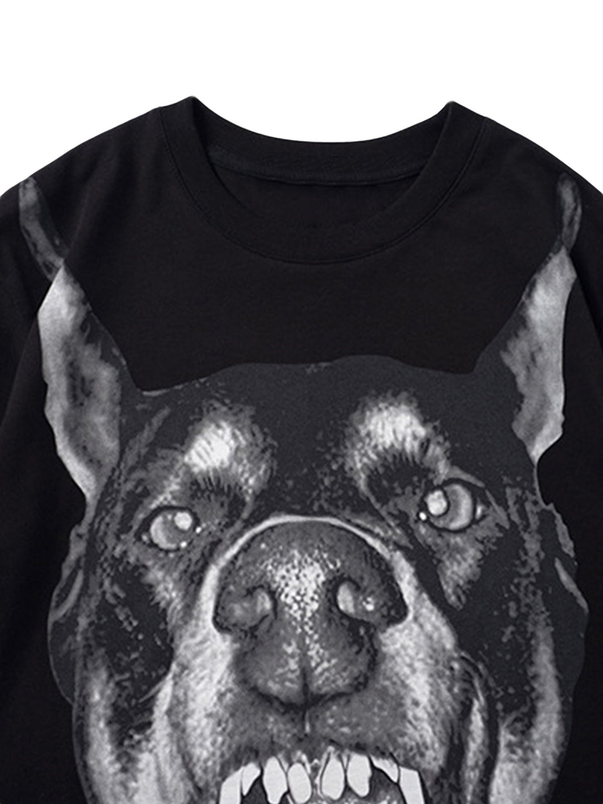 3D Doberman Graphic Street Tee - Notkicks