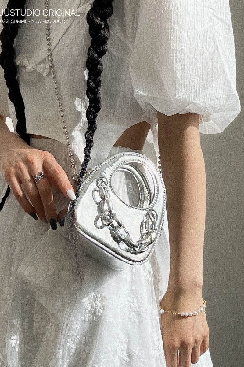 Chain Crossbody Mini Tote Bag - Notkicks