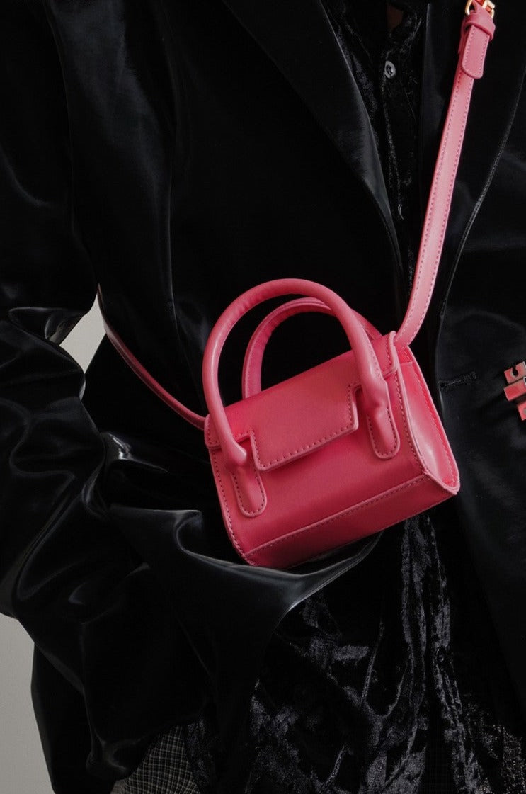 Minimal Pu Leather Crossbody Bag - Notkicks