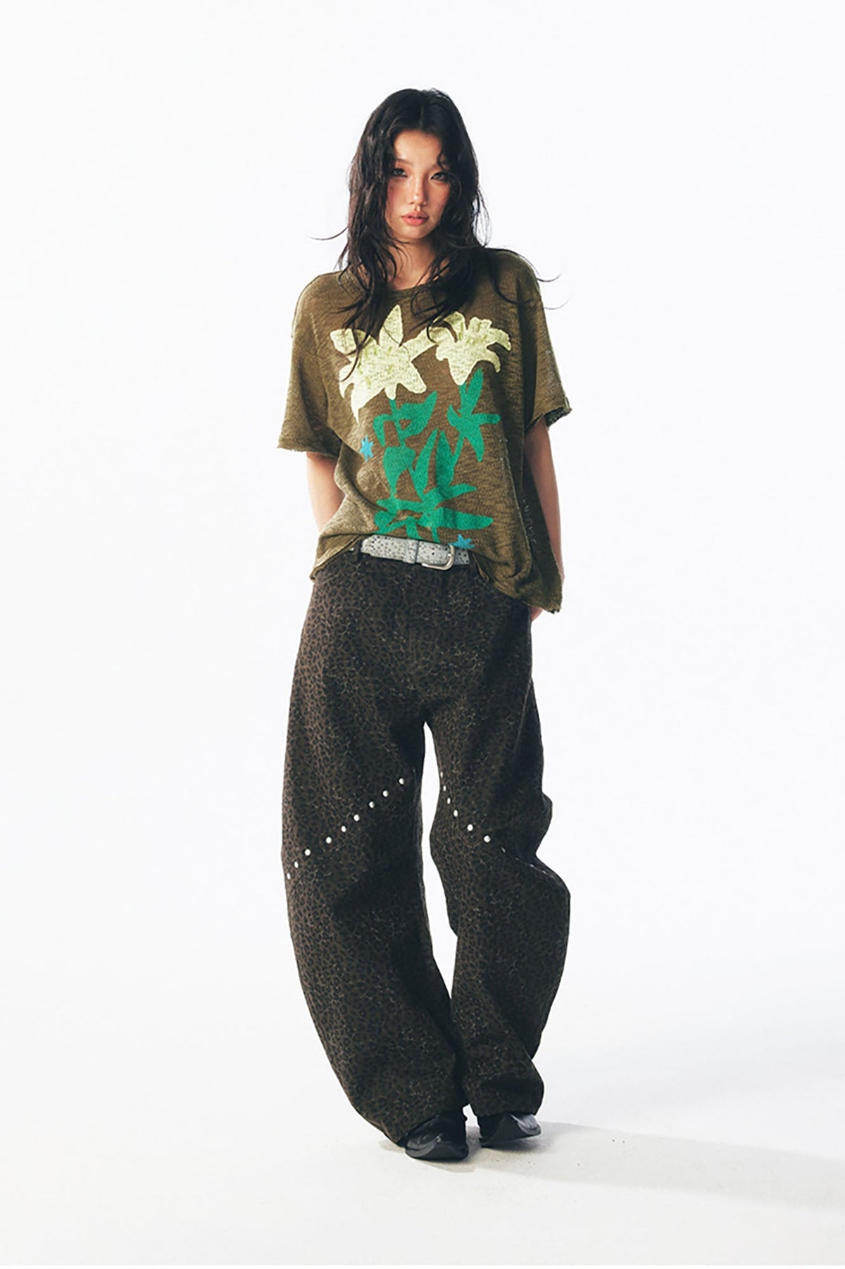Sheer Lily Distressed Layering Tee - Notkicks