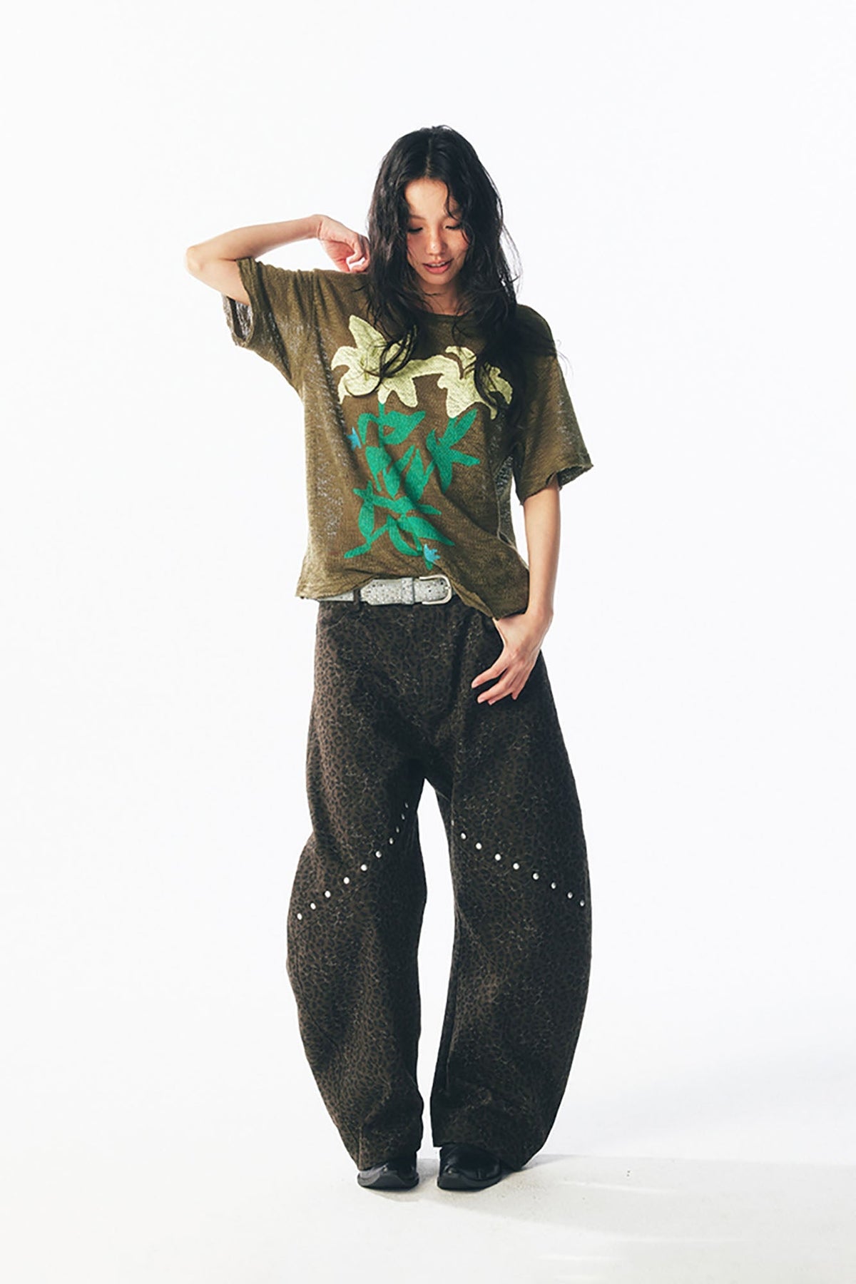 Sheer Lily Distressed Layering Tee - Notkicks