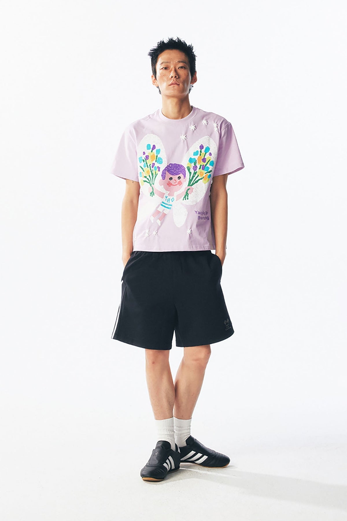 Pastel Butterfly Graphic Cotton Tee - Notkicks